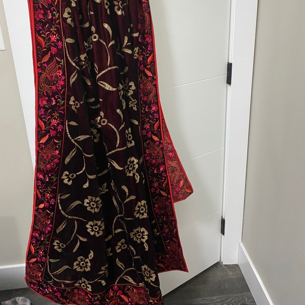 Dupatta heavy